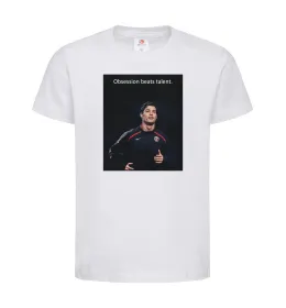 Детская футболка Ronaldo Белый фото