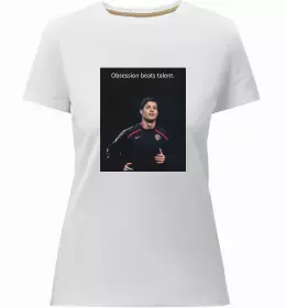 Женская премиум футболка Cristiano Ronaldo Белый фото Женская премиум футболка Cristiano Ronaldo Белый фото