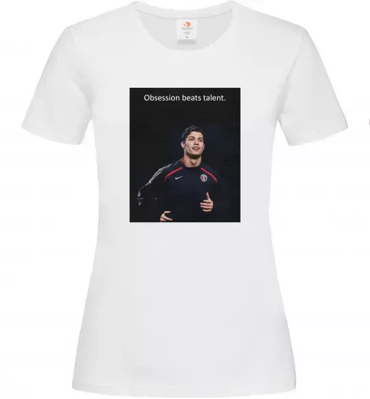 Женская футболка Ronaldo Белый фото