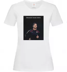 Женская футболка Ronaldo Белый фото