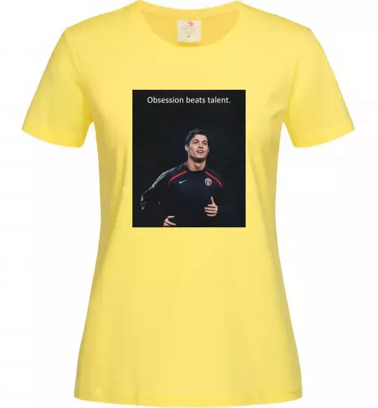 Женская футболка Ronaldo Лимонный фото