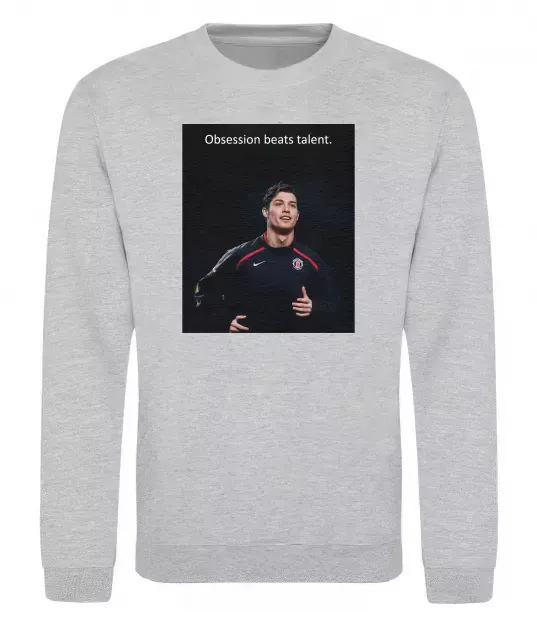 Світшот Ronaldo Сірий меланж фото