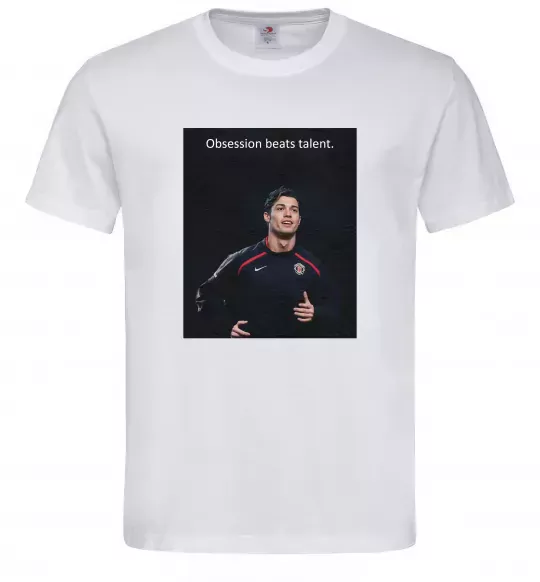 Мужская футболка Ronaldo Белый фото