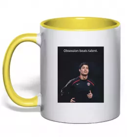 Чашка с цветной ручкой Cristiano Ronaldo Черный фото Чашка с цветной ручкой Cristiano Ronaldo Черный фото