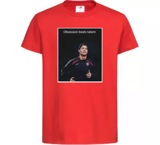 Дитяча футболка Ronaldo Червоний фото