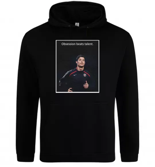Мужская толстовка (худи) Ronaldo Черный фото