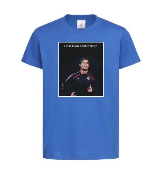 Дитяча футболка Ronaldo Яскраво-синій фото