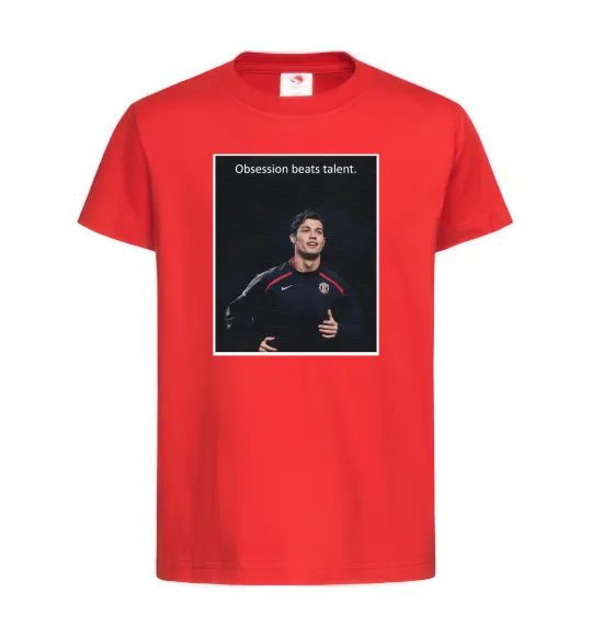 Дитяча футболка Ronaldo Червоний фото