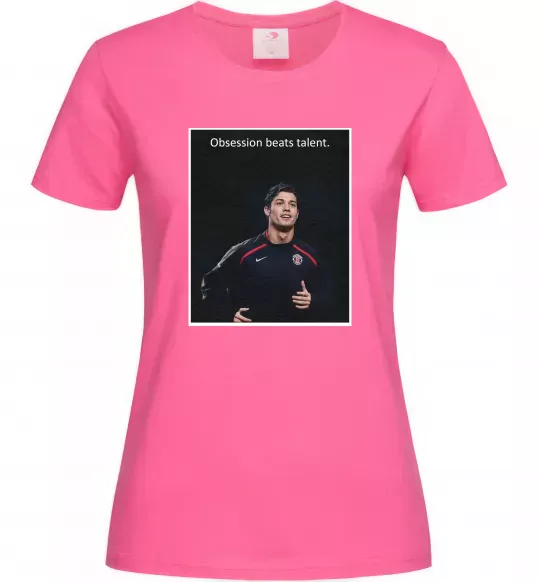 Женская футболка Ronaldo Ярко-розовый фото