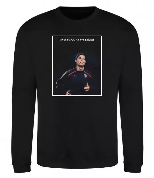 Світшот Ronaldo Чорний фото