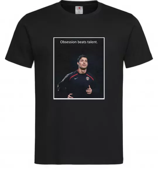 Мужская футболка Ronaldo Черный фото