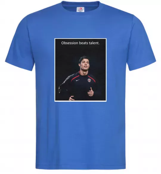 Мужская футболка Ronaldo Ярко-синий фото