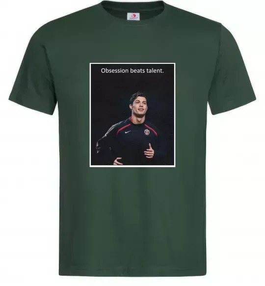 Мужская футболка Ronaldo Темно-зеленый фото