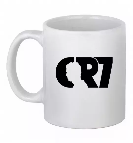 Чашка керамічна CR7 Білий фото