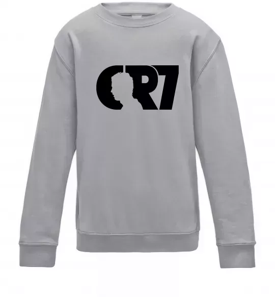 Детский Свитшот CR7 Серый меланж фото