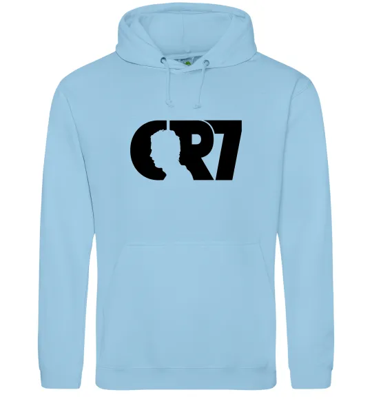 Женская толстовка (худи) CR7 Голубой фото