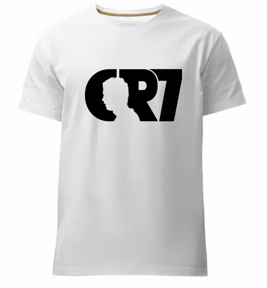 Мужская премиум футболка CR7 Белый фото