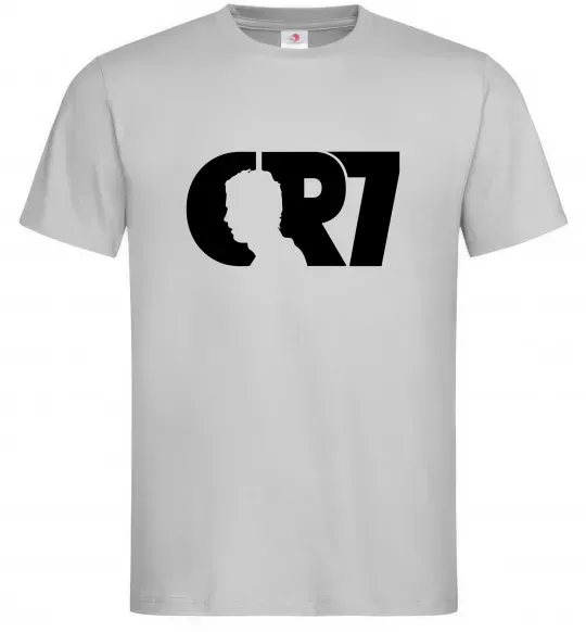 Чоловіча футболка CR7 Сірий фото