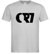 Чоловіча футболка CR7 Сірий фото