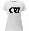 Женская премиум футболка CR7 Белый фото