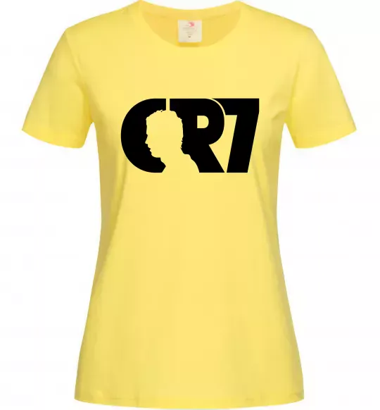 Женская футболка CR7 Лимонный фото