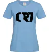 Женская футболка CR7 Голубой фото