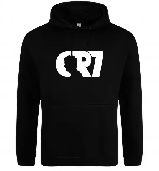 Чоловіча толстовка (худі) CR7 Чорний фото