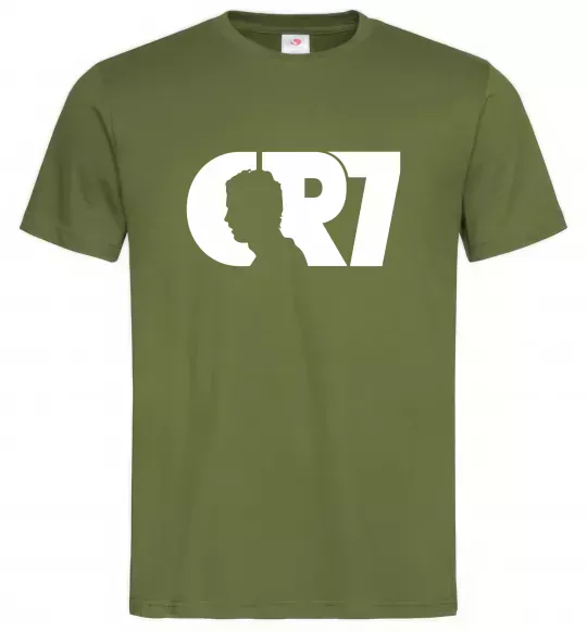 Чоловіча футболка CR7 Оливковий фото
