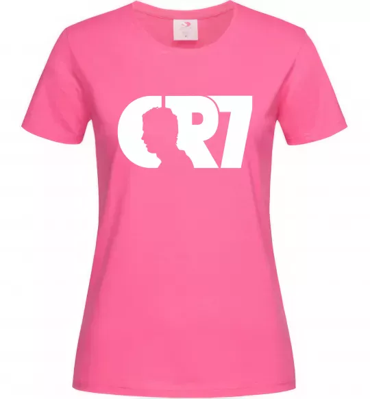 Женская футболка CR7 Ярко-розовый фото