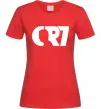 Женская футболка CR7 Красный фото