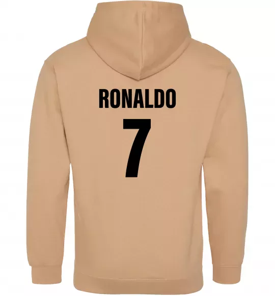 Чоловіча толстовка (худі) Ronaldo 7 Пісочний фото