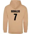 Чоловіча толстовка (худі) Ronaldo 7 Пісочний Чоловіча толстовка (худі) Ronaldo 7 Пісочний фото