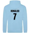 Чоловіча толстовка (худі) Ronaldo 7 Блакитний фото
