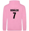 Женская толстовка (худи) Ronaldo 7 Розовый фото