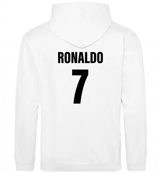Жіноча толстовка (худі) Ronaldo 7 Білий фото