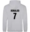 Жіноча толстовка (худі) Ronaldo 7 Сірий меланж Жіноча толстовка (худі) Ronaldo 7 Сірий меланж фото