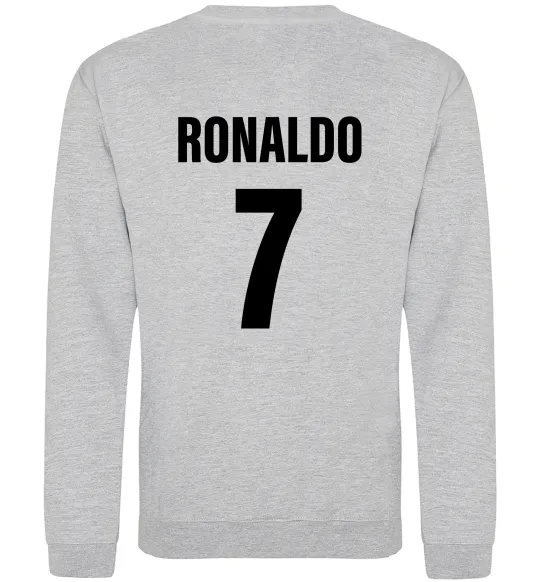 Свитшот Ronaldo 7 Серый меланж фото
