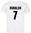 Мужская футболка Ronaldo 7 Белый фото