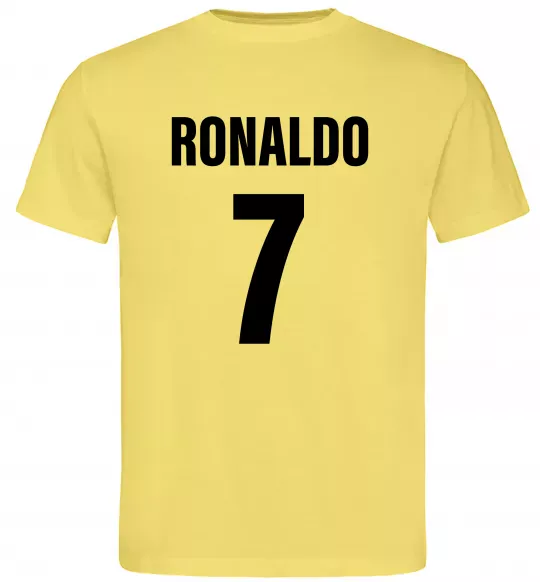 Мужская футболка Ronaldo 7 Лимонный фото