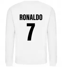 Свитшот Ronaldo 7 Белый фото