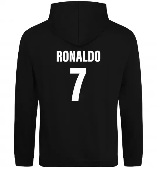 Жіноча толстовка (худі) Ronaldo 7 Чорний фото