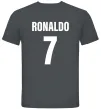 Мужская футболка Ronaldo 7 Графит фото