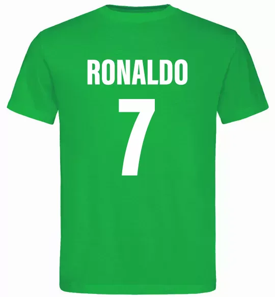 Мужская футболка Ronaldo 7 Зеленый фото