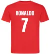 Мужская футболка Ronaldo 7 Красный фото
