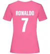 Женская футболка Ronaldo 7 Ярко-розовый Женская футболка Ronaldo 7 Ярко-розовый фото
