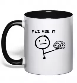 Чашка с цветной ручкой