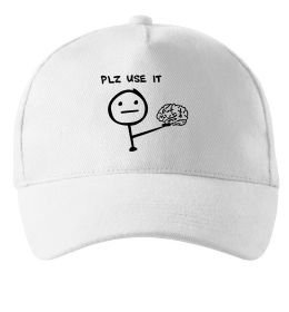 Кепка Plz use it