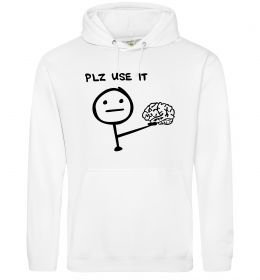 Чоловіча толстовка (худі) Plz use it