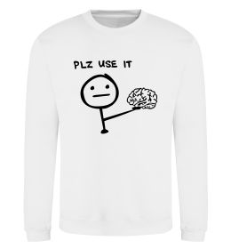 Свитшот Plz use it