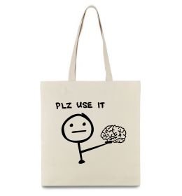 Эко-сумка Plz use it